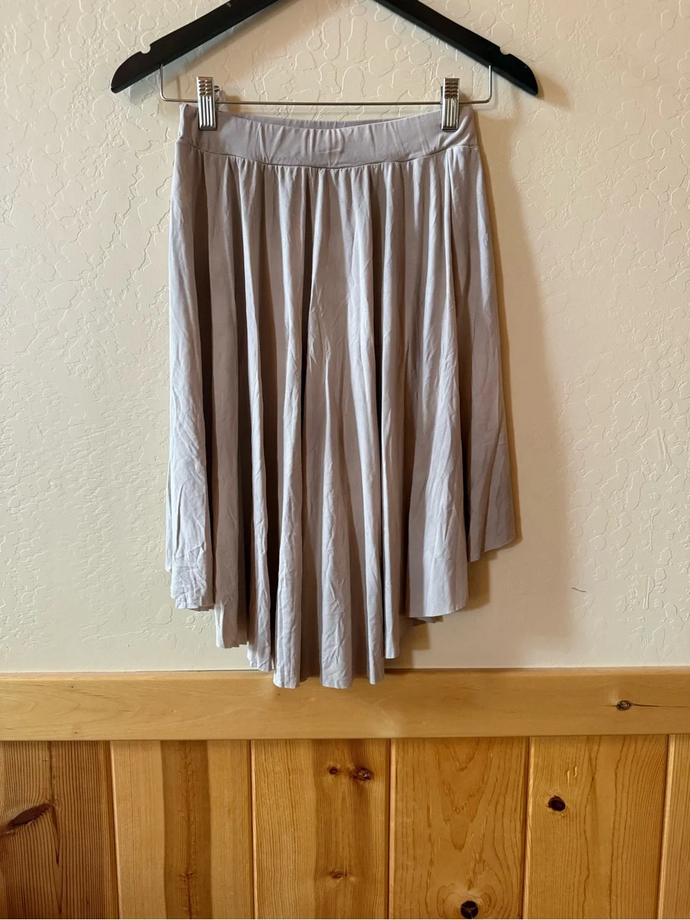 Balera LC Lyrical Dance Costume Ivory Gold Lace Leotard Taupe Skirt Contemp